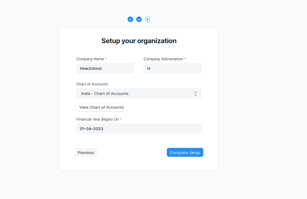 Setup-your-Organization