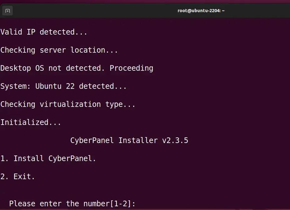 Start-CYberPanel-Ubuntu-22.04-Installation.webp
