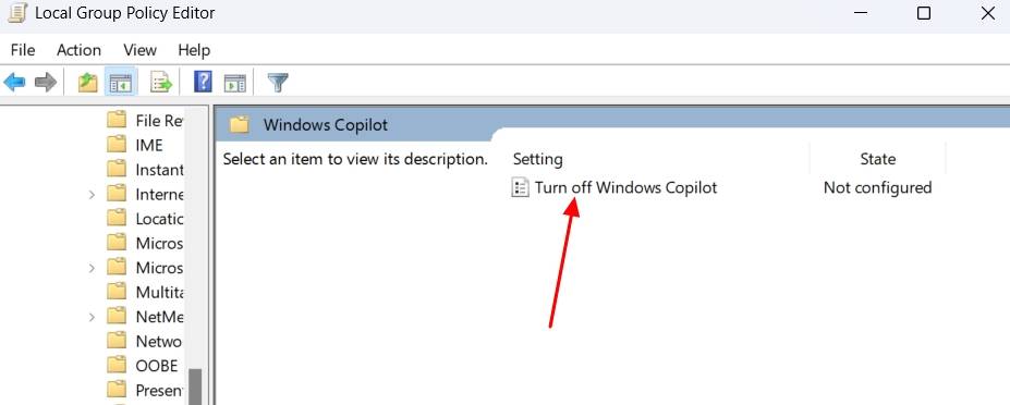 Turn-Off-Windows-Copilot-option-in-the-Local-Group-Policy-Editor