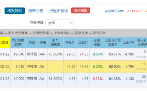 沪市一手党配债 10张配债计算公式